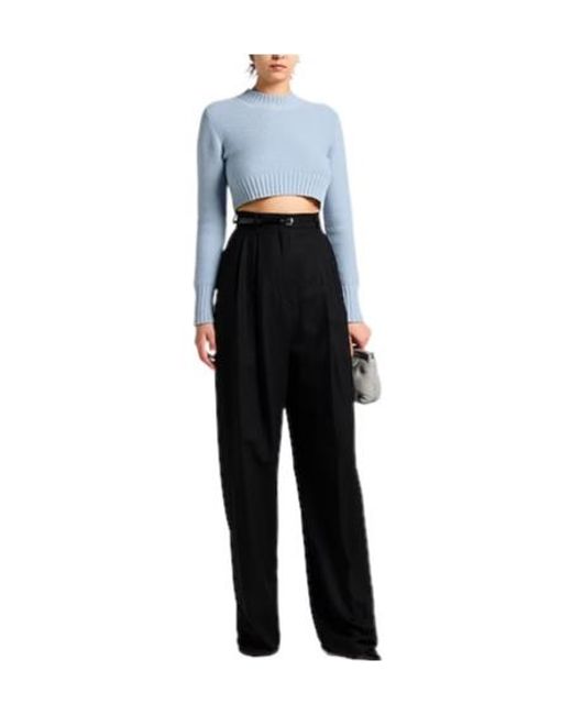 Sportmax Black Loose Trousers