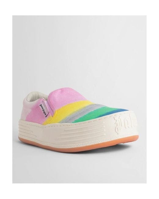 Palm Angels Multicolor Printed Slip-On Sneakers for men