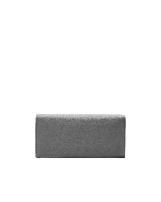 Loewe Gray Long Horizontal Wallet for men