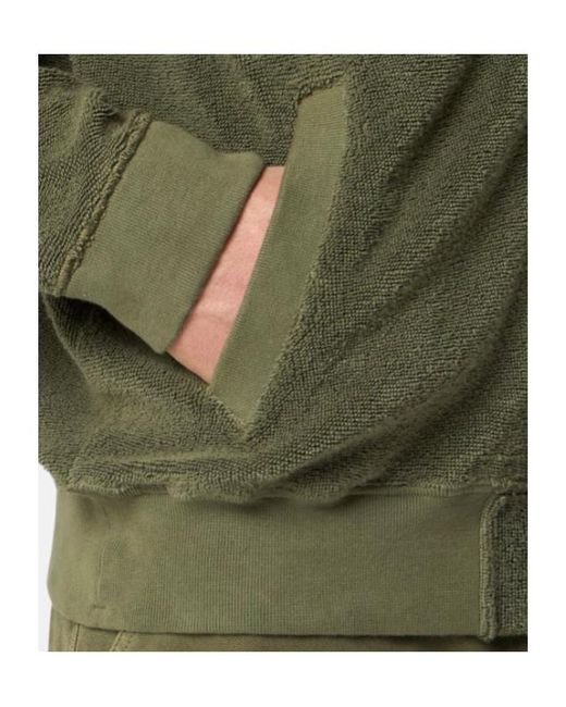 Stone Island Green Patch Pocket Cardigan for men