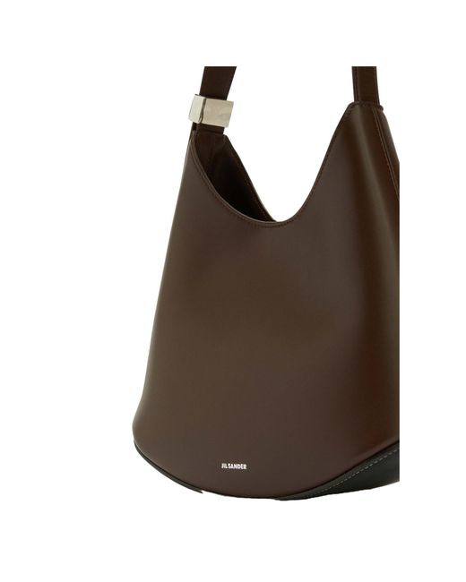 Jil Sander White Eldorado Small Shoulder Bag