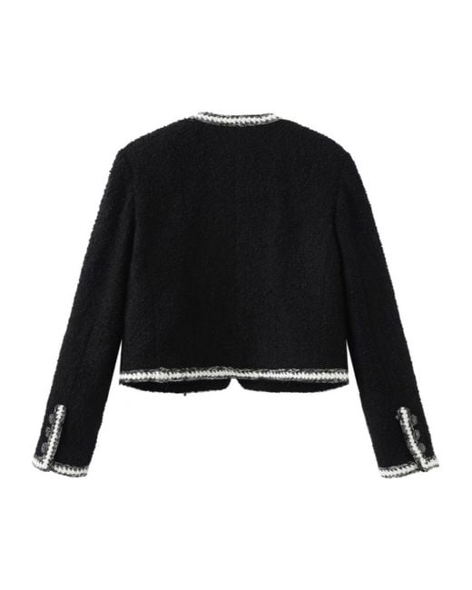 Marissa Chiara Black Long Sleeve Jacket
