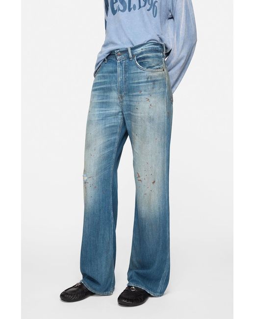 Acne Blue 2021F Regular Fit Jeans