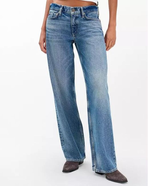 Rag & Bone Blue Straight Jeans