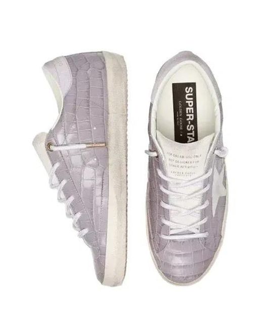 Golden Goose Deluxe Brand Gray Super Star Sneakers