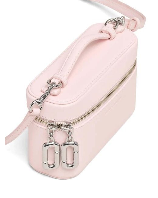 Marc Jacobs Pink Scene Logo Lettering Vanity Bag