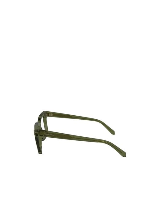 Ferragamo White Ferragamo Eyewear Rectangle-Frame Glasses