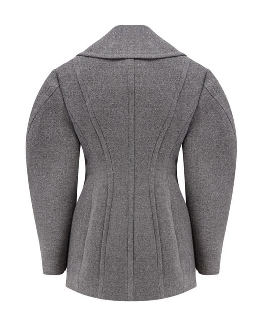 Givenchy Gray Double-Breasted Jacket