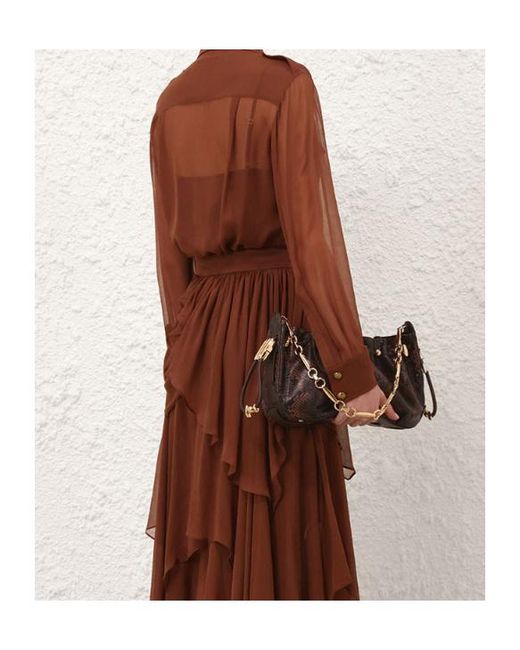 Zimmermann Brown Memento Pocket Shirt