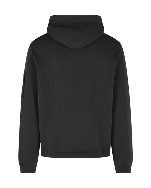 C P Company Blue Lens Zip-Up Hoodie for men