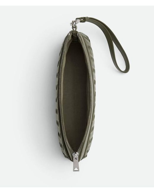 Bottega Veneta Green Intrecciato Prism Pouch for men