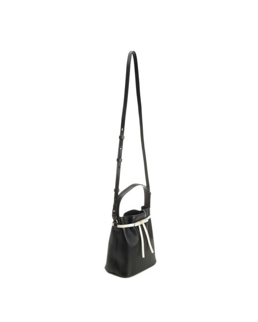Ferragamo Black Ferragamo Bow Detailed Top Handle Bag