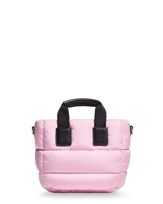 Moncler Pink Caradoc Water-Repellent Micro Tote Bag