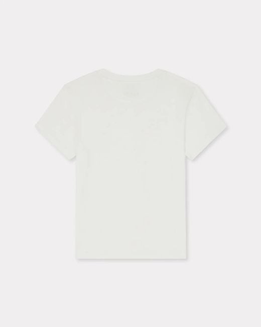 KENZO White Gots Wild Tiger Printed Crewneck T-Shirt