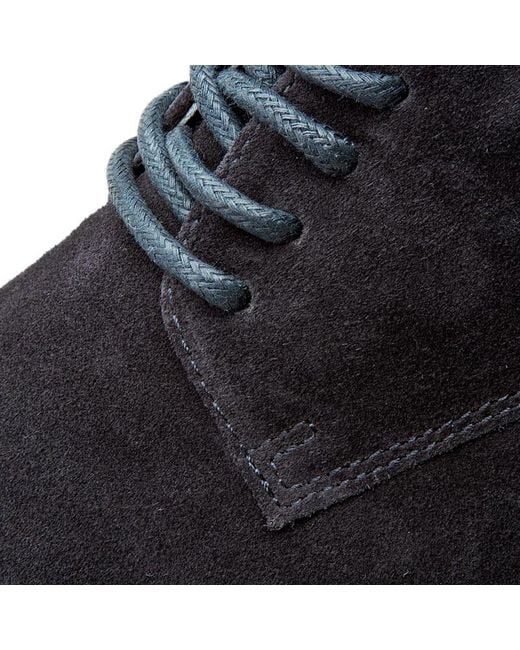 Armani Jeans Blue Round Head Business Casual Shoes for men