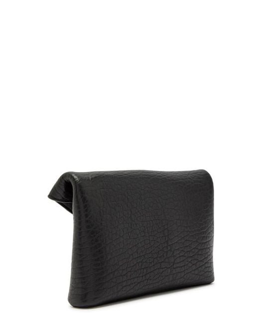 Saint Laurent Black Leather Clutch