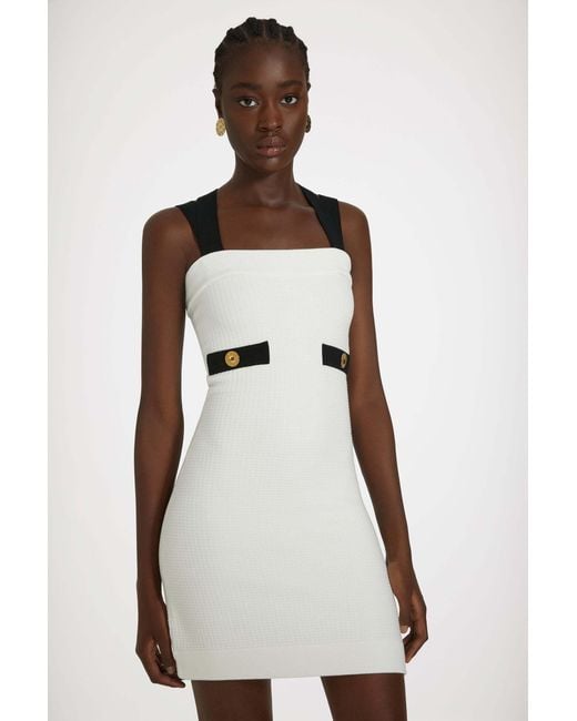 Patou White Double Strap Dress