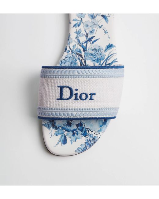 Dior White Dway Slide