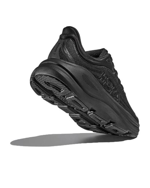 Hoka One One Black Bondi 9 Sneakers