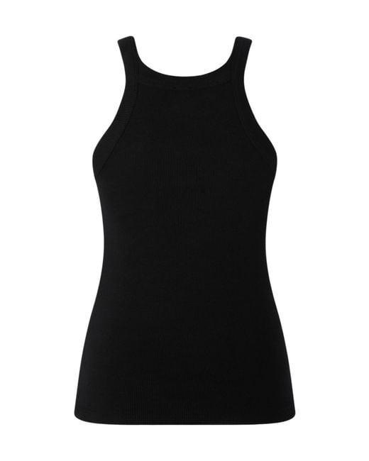 Pinko Black Sleeveless Tops