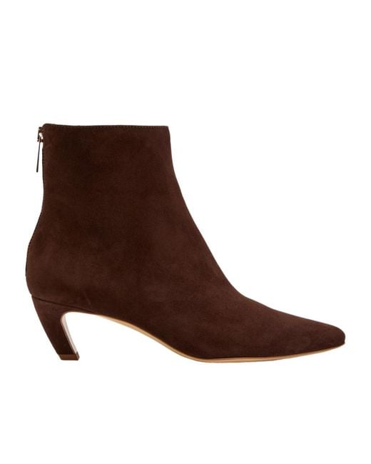Gabriela Hearst Brown Suede Ankle Boots