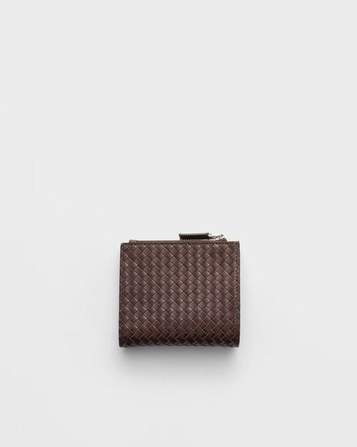 Prada Brown Zipper Wallet