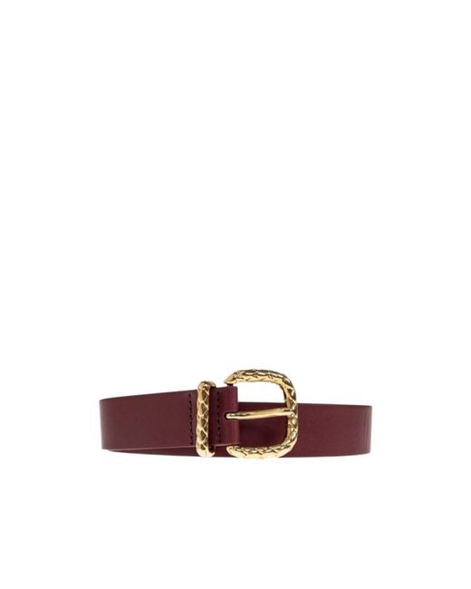 Bottega Veneta Brown Coaxial Buckled Belt