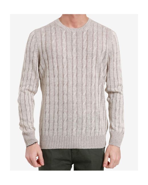 Gran Sasso Multicolor Long-Sleeved Sweater for men