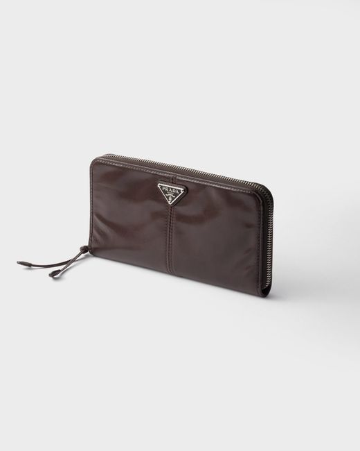 Prada Brown Leather Wallet for men