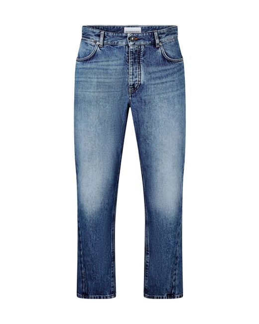 Givenchy Blue Solid Color Jeans for men