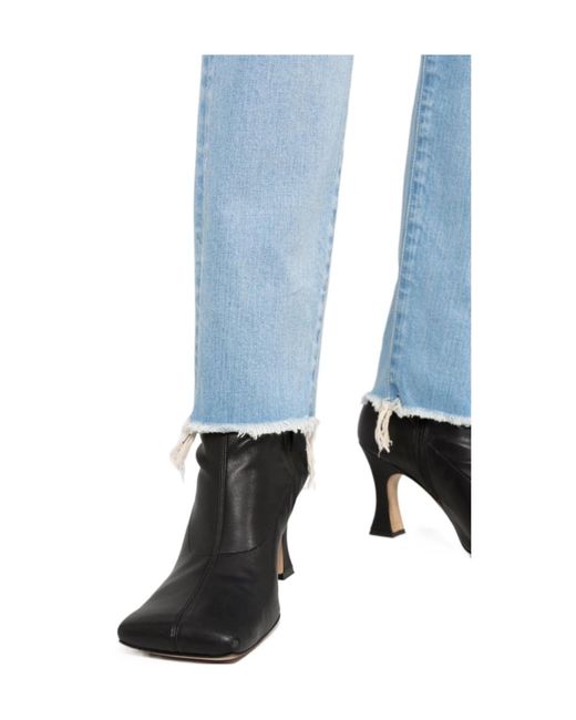 Junya Watanabe Blue Distressed Skinny-Cut Jeans
