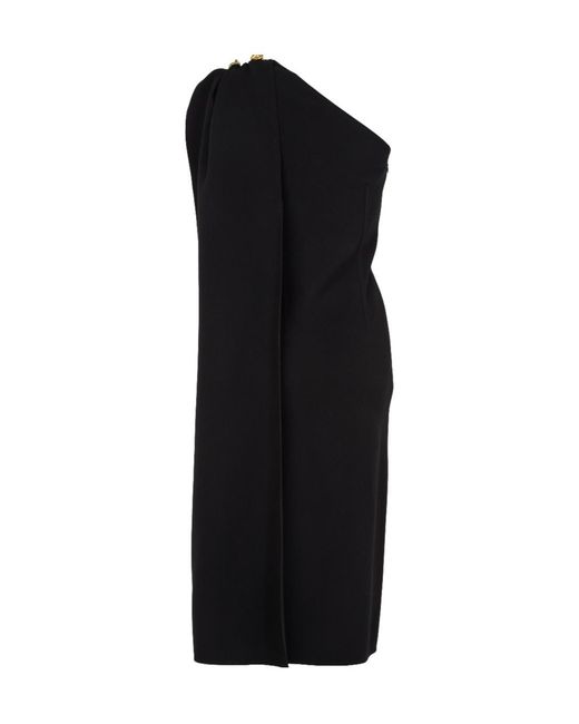 Bottega Veneta Black Viscose Jersey Dress