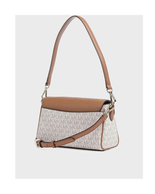 Michael Kors Women's White Logo Shoulder Bag shoulder bags