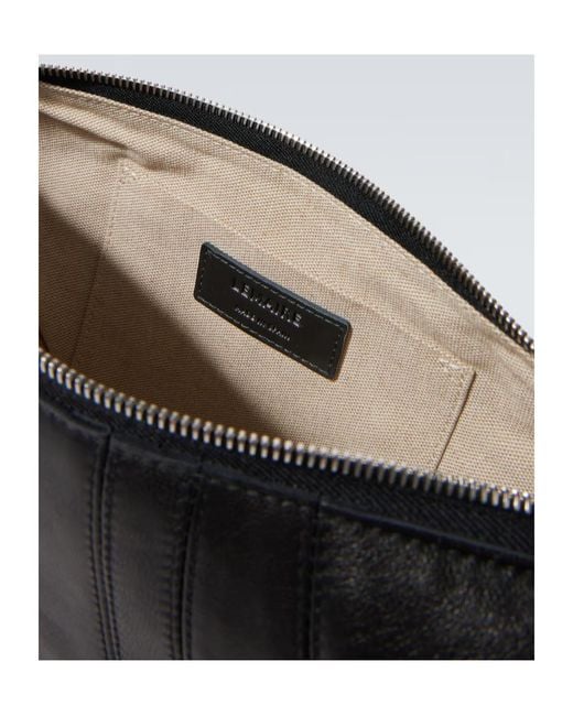 Lemaire Black Croissant Small Shoulder Bag for men