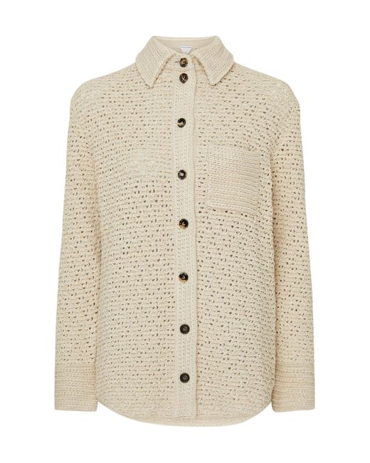 Bottega Veneta White Long-Sleeved Shirt