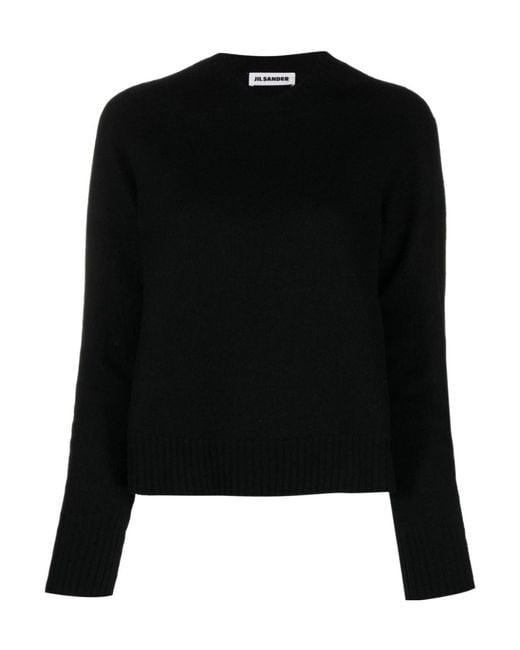 Jil Sander Brown Crewneck Knitted Jumper
