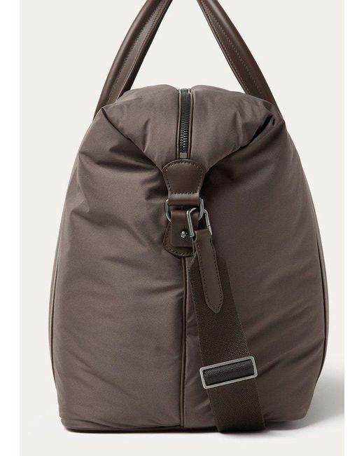 Loro Piana Brown Medium Wind Duffle Bag for men