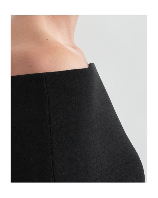 Totême  Black Totême Off-Shoulder Knitted Top