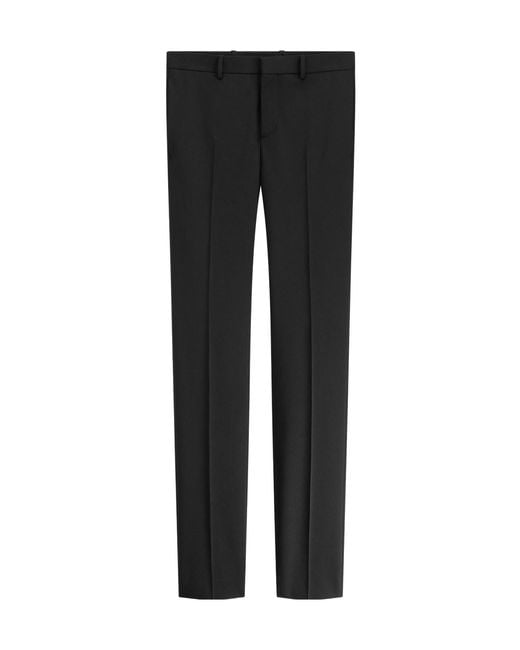 Dior Black Casual Pants With Belt Loops for men