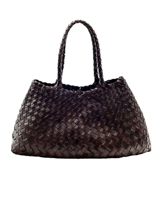 Dragon Diffusion Black Santa Croce Big Bag