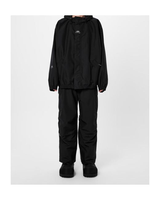 Balenciaga Black Ski Cargo Pants for men