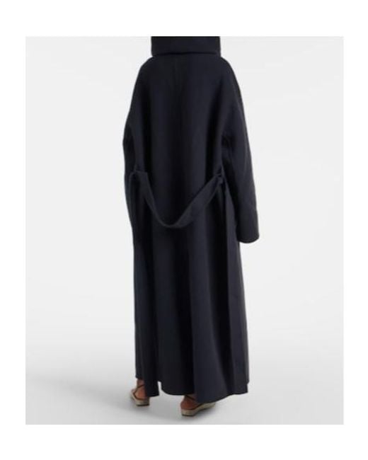 Calvin Klein Black Liza Wool And Cashmere Overcoat