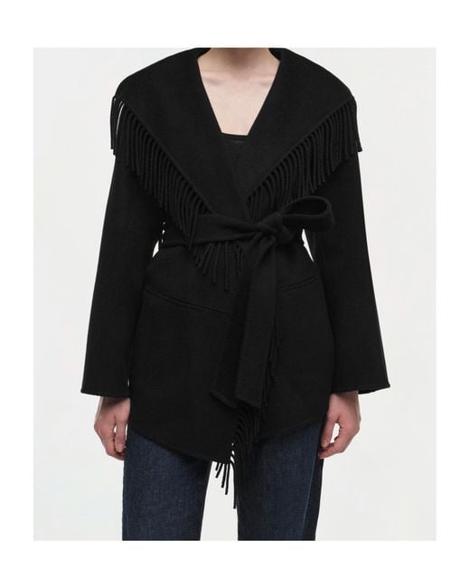 Jonathan Simkhai Black Rowen Jacket