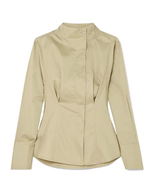 Isabel Marant Natural Cotton-Poplin Blouse