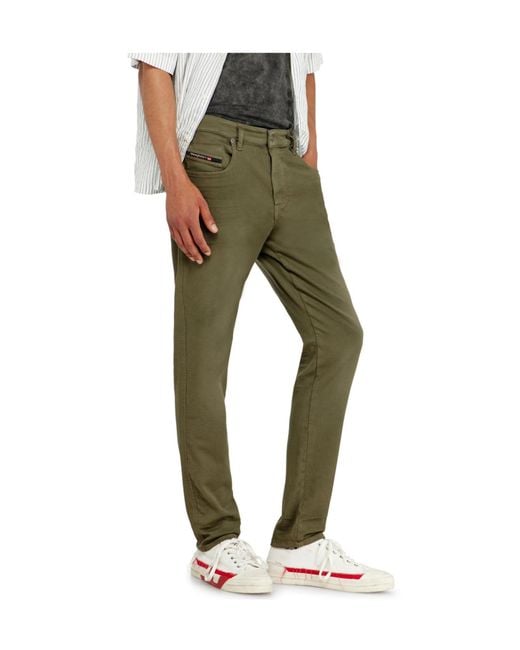 DIESEL Green D-Strukt Jeans for men