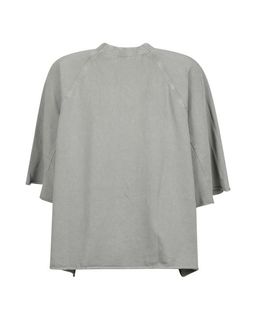 Entire studios Gray Heavy Dart Crewneck T-Shirt for men
