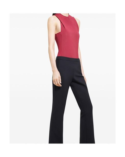 Courreges Red Illusion Bodysuit
