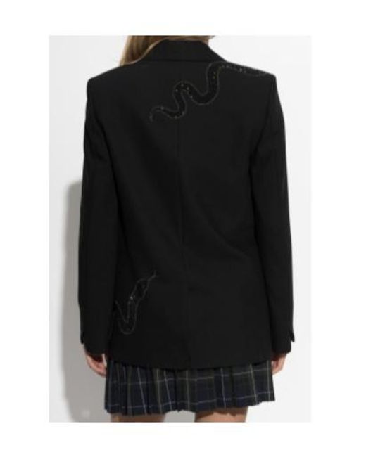 Zadig & Voltaire Black Vanille Embellished Blazer