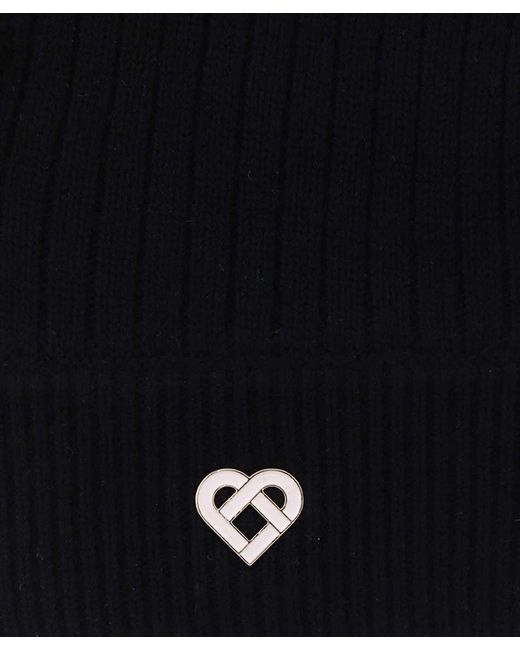 Casablanca Blue Logo-Embroidered Balaclava for men