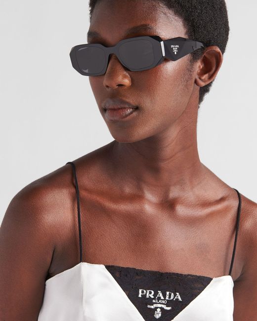 Prada Multicolor Eyewear Rectangular Frame Sunglasses